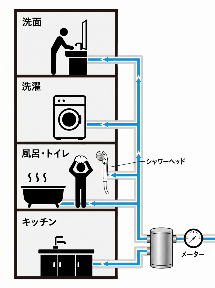 マンション・オフィス・商業施設への導入イメージ