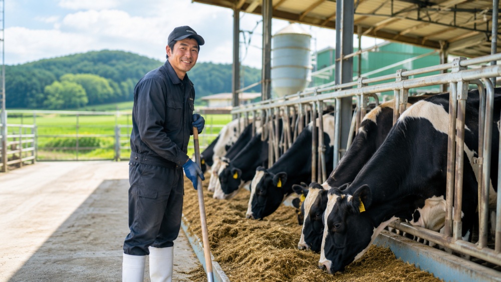 酪農・畜産業・養鶏業で使う水のイメージ
